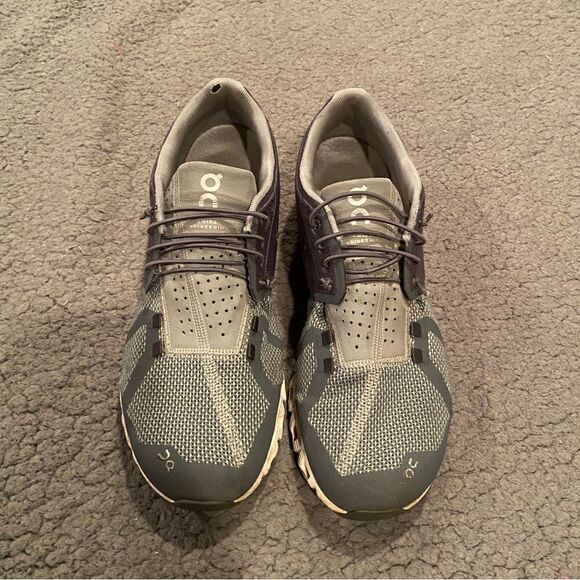 On Cloud Running Cloud 5 Men’s Size 10.5 Olive & Grey - Picture 5 of 12
